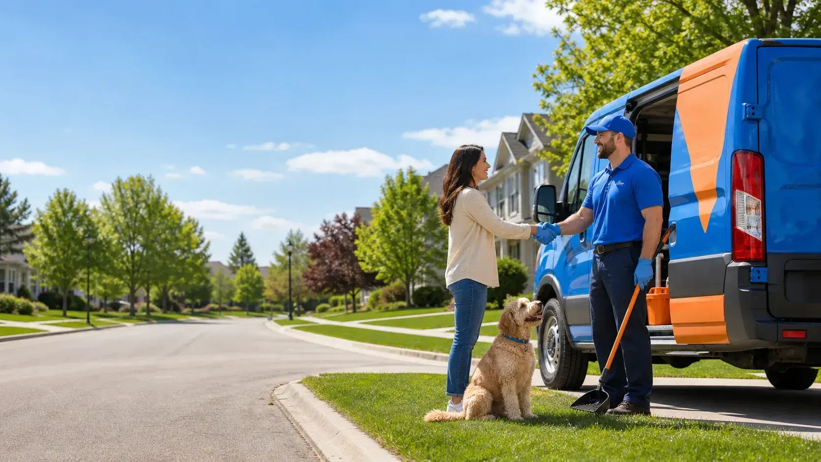 The Poop Valet dog poop removal service routes in Waterloo Region