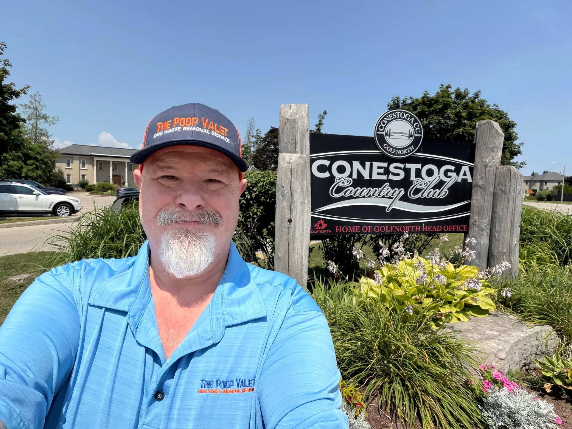 The Poop Valet owner at Conestoga Country Club near Conestogo, ON
