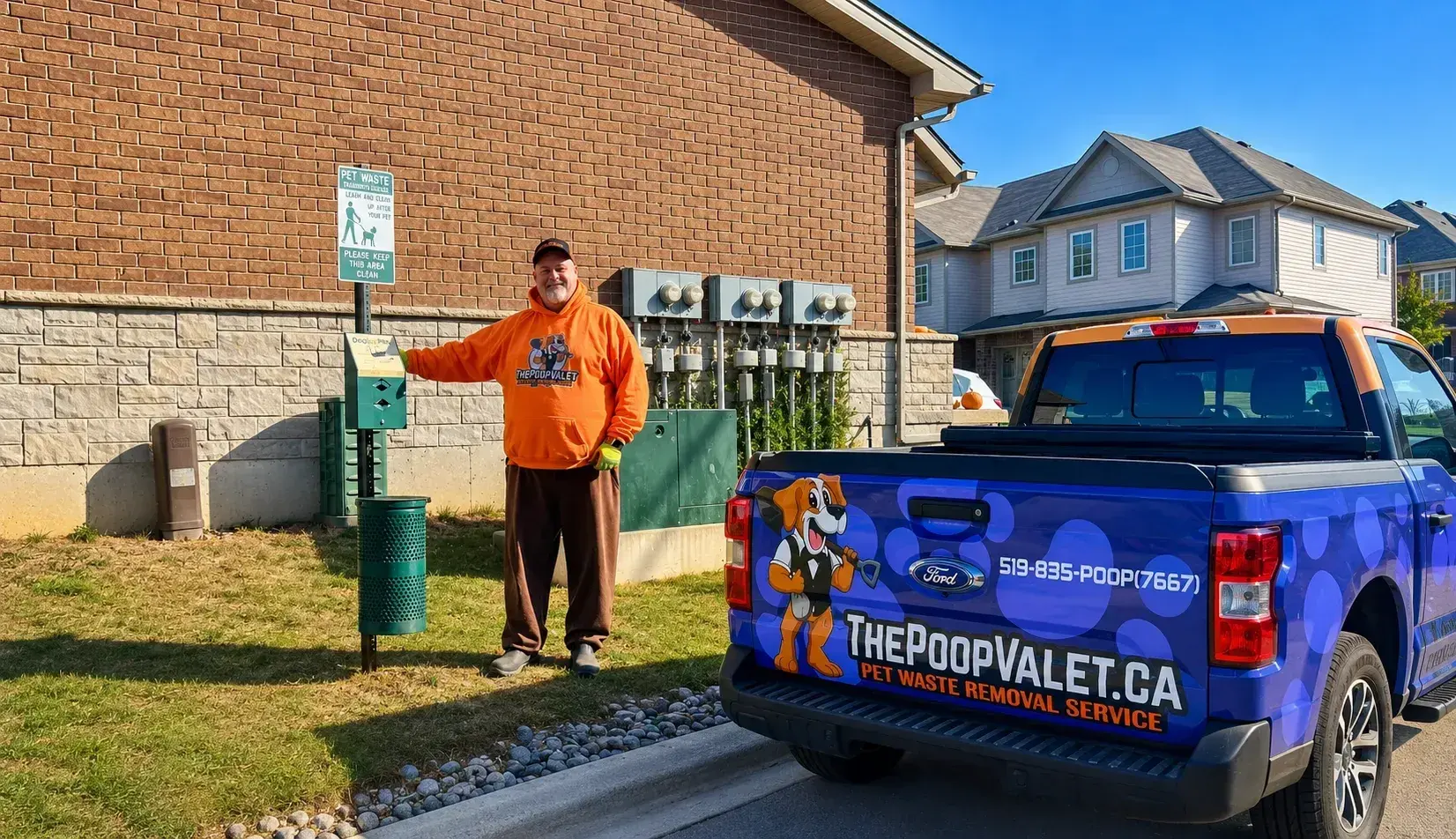 The Poop Valet commercial dog waste service