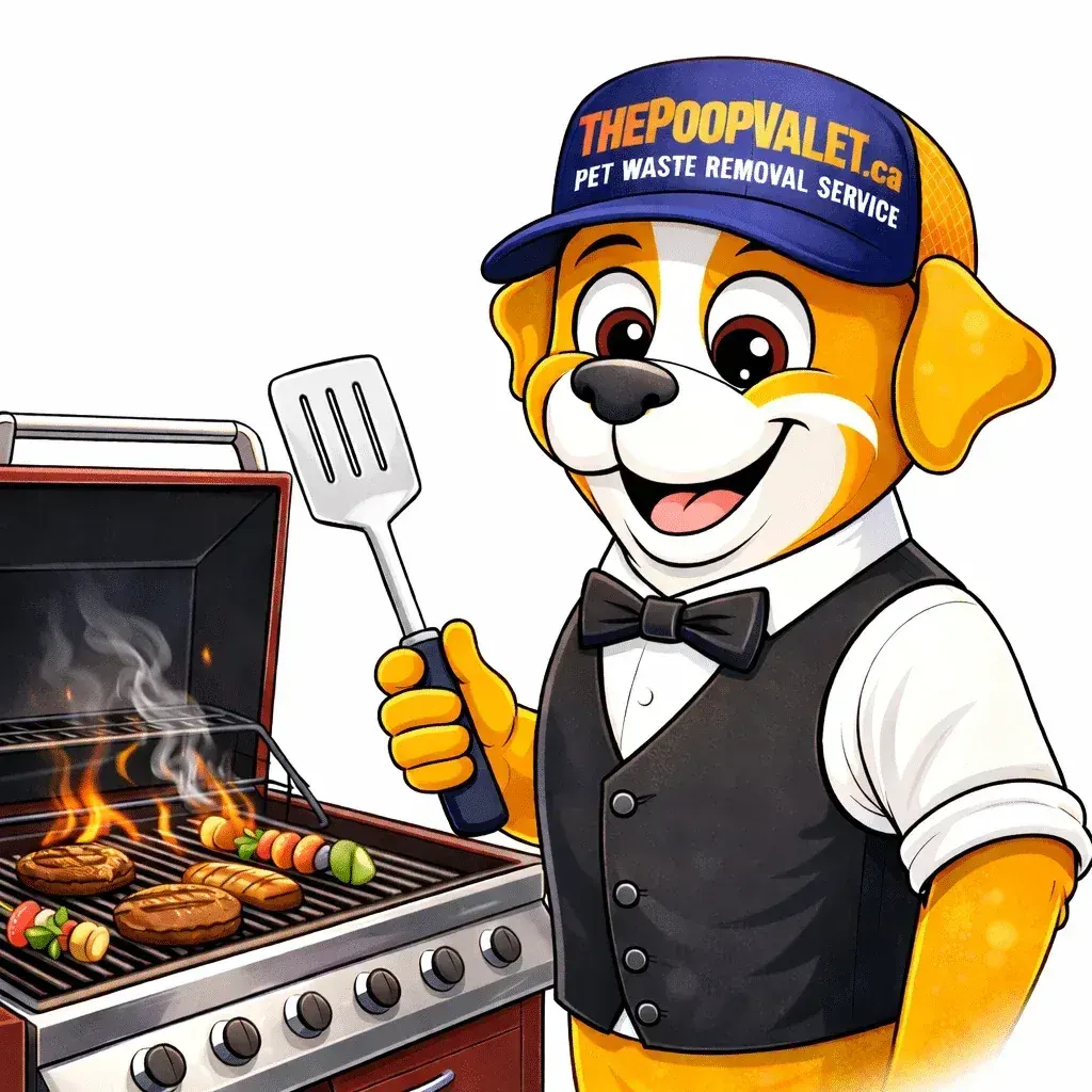 The Poop Valet mascot requesting a quote