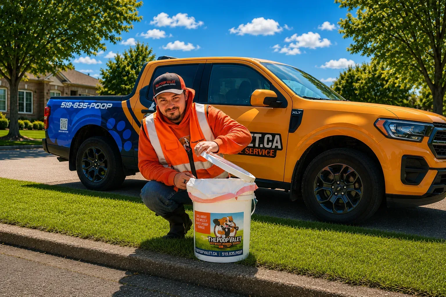 Cat Litter in Our Buckets, Too! detail