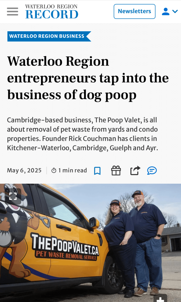 The Poop Valet The Record Article May 6, 2025